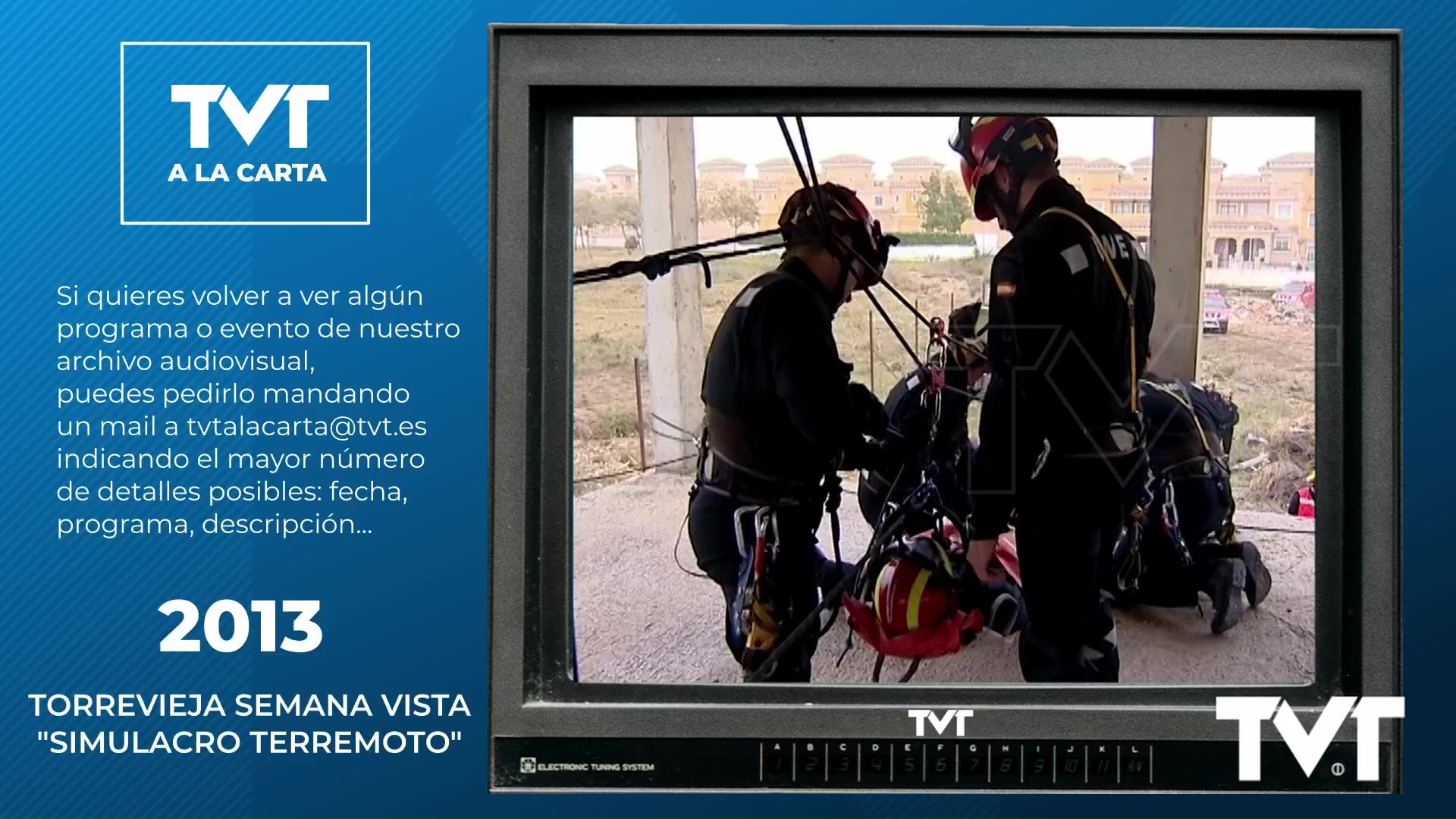 88 - Torrevieja Semana Vista: Simulacro Seísmo